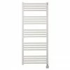 Crosswater MPRO 480 x 1140mm Electric Only Towel Rail - Matt White - MP48X1140MWELEC