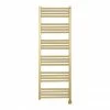 Crosswater MPRO 480 x 1380mm Electric Only Towel Rail - Brushed Brass Effect - MP48X13800FELEC -Radiators Shop MP48X13800FELEC P