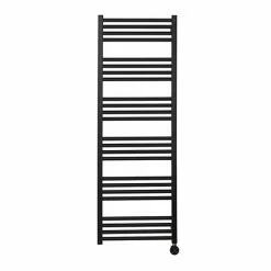 Crosswater MPRO 480 x 1380mm Electric Only Towel Rail - Matt Black - MP48X1380MBELEC
