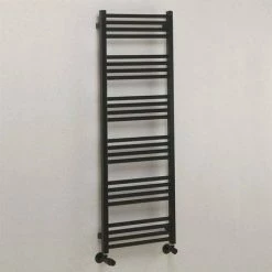 Crosswater MPRO 480 x 1380mm Heated Towel Rail - Matt Black - MP48X1380MB 12 Crosswater MPRO 480 x 1380mm Heated Towel Rail - Matt Black - MP48X1380MB -Radiators Shop MP48X1380MB D2 460