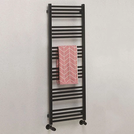 Crosswater MPRO 480 x 1380mm Heated Towel Rail - Matt Black - MP48X1380MB 3 Crosswater MPRO 480 x 1380mm Heated Towel Rail - Matt Black - MP48X1380MB