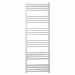Crosswater MPRO 480 x 1380mm Heated Towel Rail - Matt White - MP48X1380MW -Radiators Shop MP48X1380MW D1 460