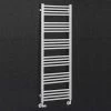 Crosswater MPRO 480 x 1380mm Heated Towel Rail - Matt White - MP48X1380MW -Radiators Shop MP48X1380MW P