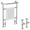 Chatsworth Savoy Traditional Radiator with Crosshead Valves -Radiators Shop MTY022 KES PN