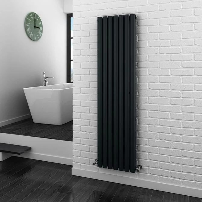 Metro Vertical Radiator - Anthracite - Double Panel (1600mm High) 3 Metro Vertical Radiator - Anthracite - Double Panel (1600mm High)