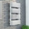 Monza 500 x 1000 White Designer D-Shaped Heated Towel Rail 2 Monza 500 x 1000 White Designer D-Shaped Heated Towel Rail -Radiators Shop MZ10X5W p