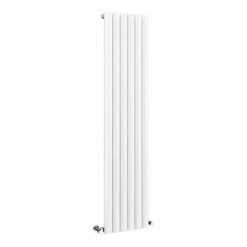 Monza 1600 x 355 Vertical Venetian Style White Designer Radiator