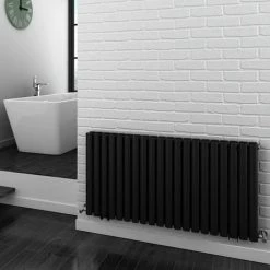 Metro Horizontal Radiator - Anthracite - Double Panel (600mm High) 8 Metro Horizontal Radiator - Anthracite - Double Panel (600mm High) -Radiators Shop Metro Horizontal Radiator Anthracite Double Panel 600mm High detail4 460