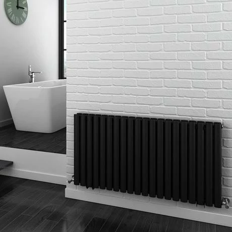 Metro Horizontal Radiator - Anthracite - Double Panel (600mm High) 5 Metro Horizontal Radiator - Anthracite - Double Panel (600mm High) - Image 3