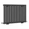 Metro Horizontal Radiator - Anthracite - Single Panel (600mm High) -Radiators Shop Metro Horizontal Radiator Anthracite Single Panel 600mm High p
