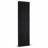 Metro Vertical Radiator - Gloss Black - Double Panel (1800mm High) -Radiators Shop Metro Vertical Radiator Gloss Black Double Panel 1800mm High p