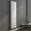 Nova White Vertical Double Panel Aluminium Radiator 1800 x 466mm (5 Section) -Radiators Shop NVAL35DW p