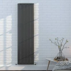 Nova Anthracite Vertical Single Panel Aluminium Radiator 1800 x 470mm (5 Section) 8 Nova Anthracite Vertical Single Panel Aluminium Radiator 1800 x 470mm (5 Section) -Radiators Shop NVAL35SA d2 460