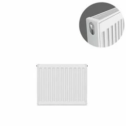 Type 21 H400 x W400mm Double Panel Single Convector Radiator - P404K
