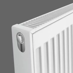 Type 21 H400 x W900mm Double Panel Single Convector Radiator - P409K 8 Type 21 H400 x W900mm Double Panel Single Convector Radiator - P409K -Radiators Shop P409K d2 460