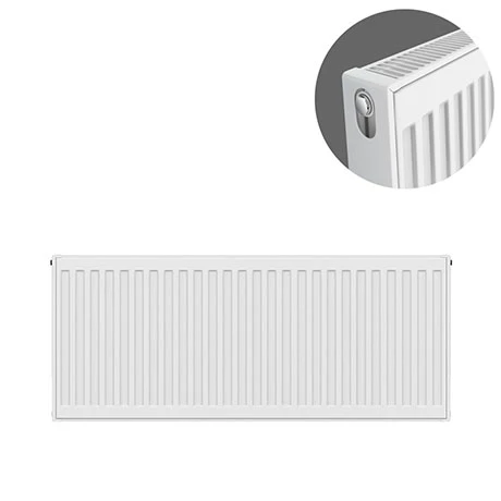Type 21 H400 x W900mm Double Panel Single Convector Radiator - P409K 3 Type 21 H400 x W900mm Double Panel Single Convector Radiator - P409K