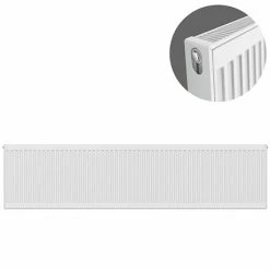 Type 21 H400 x W2200mm Double Panel Single Convector Radiator - P422K