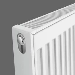 Type 21 H600 x W400mm Double Panel Single Convector Radiator - P604K -Radiators Shop P604K d2 460