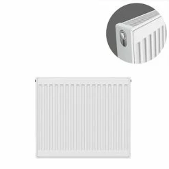 Type 21 H600 x W600mm Double Panel Single Convector Radiator - P606K