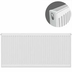 Type 21 H600 x W1100mm Double Panel Single Convector Radiator - P611K