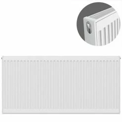 Type 21 H600 x W1200mm Double Panel Single Convector Radiator - P612K