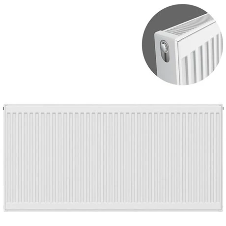 Type 21 H600 x W1300mm Double Panel Single Convector Radiator - P613K 3 Type 21 H600 x W1300mm Double Panel Single Convector Radiator - P613K