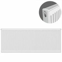 Type 21 H600 x W1400mm Double Panel Single Convector Radiator - P614K