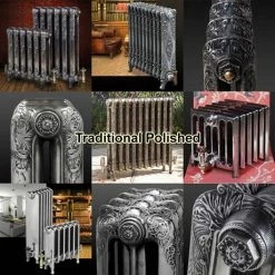 Paladin Shaftsbury 740mm High 7 Section Electric Cast Iron Radiator with 2000w Heating Element 13 Paladin Shaftsbury 740mm High 7 Section Electric Cast Iron Radiator with 2000w Heating Element -Radiators Shop Paladin Traditional Polished 460 4