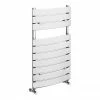 Milan Curved Heated Towel Rail 840mm x 493mm Chrome