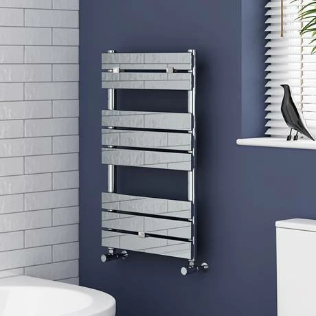 Milan Heated Towel Rail 840mm x 500mm Chrome 6 Milan Heated Towel Rail 840mm x 500mm Chrome - Image 4