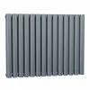 Zeto Horizontal Double Panel Radiator - Anthracite (633 x 826mm) -Radiators Shop RAD06A OC p