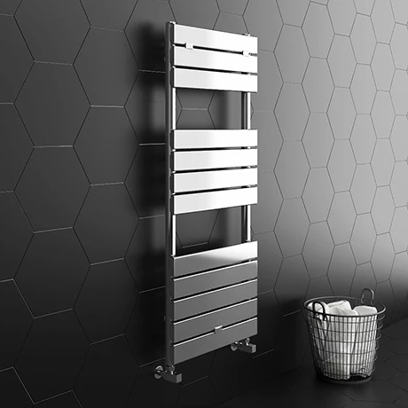 Milan Heated Towel Rail 1213mm x 500mm Chrome 3 Milan Heated Towel Rail 1213mm x 500mm Chrome