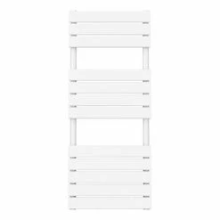 Milan White 1200 x 490mm Heated Towel Rail -Radiators Shop RAD21W d2 460