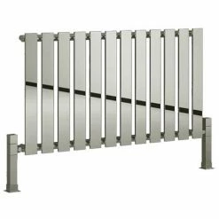 Reina Pienza Horizontal Steel Designer Radiator - Chrome