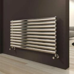 Reina Artena Single Panel Stainless Steel Radiator - Polished