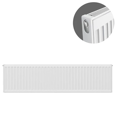 Type 11 H300 x W1200mm Compact Single Convector Radiator - S312K 3 Type 11 H300 x W1200mm Compact Single Convector Radiator - S312K