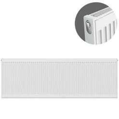 Type 11 H500 x W2000mm Compact Single Convector Radiator - S520K