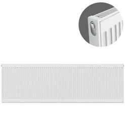 Type 11 H500 x W2400mm Compact Single Convector Radiator - S524K