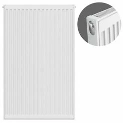 Type 11 H900 x W600mm Compact Single Convector Radiator - S906K