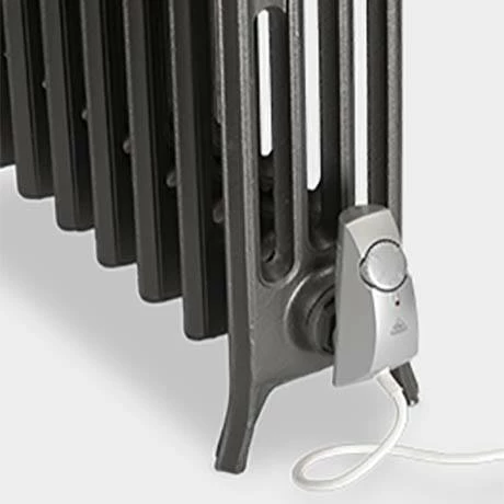 Paladin Shaftsbury 740mm High 7 Section Electric Cast Iron Radiator with 2000w Heating Element 4 Paladin Shaftsbury 740mm High 7 Section Electric Cast Iron Radiator with 2000w Heating Element - Image 2