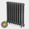 Paladin Shaftsbury 740mm High 7 Section Electric Cast Iron Radiator with 2000w Heating Element -Radiators Shop SHA746PB1500W P 1