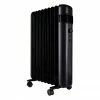 TCP Smart 2000W Black Wi-Fi Energy Saving Portable Free-Standing Oil 9 Finned Radiator 1 TCP Smart 2000W Black Wi-Fi Energy Saving Portable Free-Standing Oil 9 Finned Radiator -Radiators Shop SMABLOILRAD2000WEX20 P1