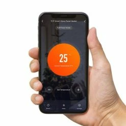 TCP Smart 1500W White Wi-Fi Energy Saving Fixed or Portable Glass Panel Heater -Radiators Shop SMARADGBL1500 D4 460 1