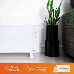 TCP Smart 2000W White Wi-Fi Energy Saving Fixed or Portable Glass Panel Heater -Radiators Shop SMARADGWH2000 D2 460