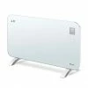 TCP Smart 2000W White Wi-Fi Energy Saving Fixed or Portable Glass Panel Heater 1 TCP Smart 2000W White Wi-Fi Energy Saving Fixed or Portable Glass Panel Heater -Radiators Shop SMARADGWH2000 P