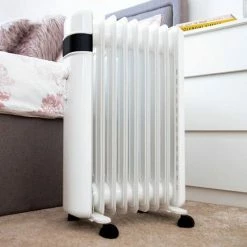 TCP Smart 1500W White Wi-Fi Energy Saving Portable Free-Standing Oil 7 Finned Radiator 11 TCP Smart 1500W White Wi-Fi Energy Saving Portable Free-Standing Oil 7 Finned Radiator -Radiators Shop SMAWHOILRAD1500WEX15 D3 460