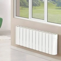 TCP Smart 1000W Low Profile Wi-Fi Energy Saving Digital Electric Oil Filled Radiator -Radiators Shop SMAWRADCON1100WOIL D1 460