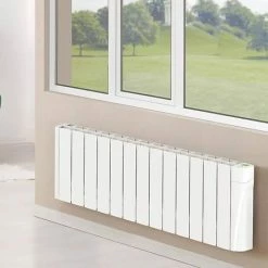 TCP Smart 1300W Low Profile Wi-Fi Energy Saving Digital Electric Oil Filled Radiator -Radiators Shop SMAWRADCON1300WOIL D1 460