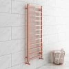 Brooklyn Square 1200 x 500mm Rose Gold Heated Towel Rail