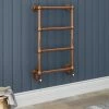 Bloomsbury Copper 498 x 748mm Wall Mounted Towel Rail 1 Bloomsbury Copper 498 x 748mm Wall Mounted Towel Rail -Radiators Shop SUN TR18 nw p